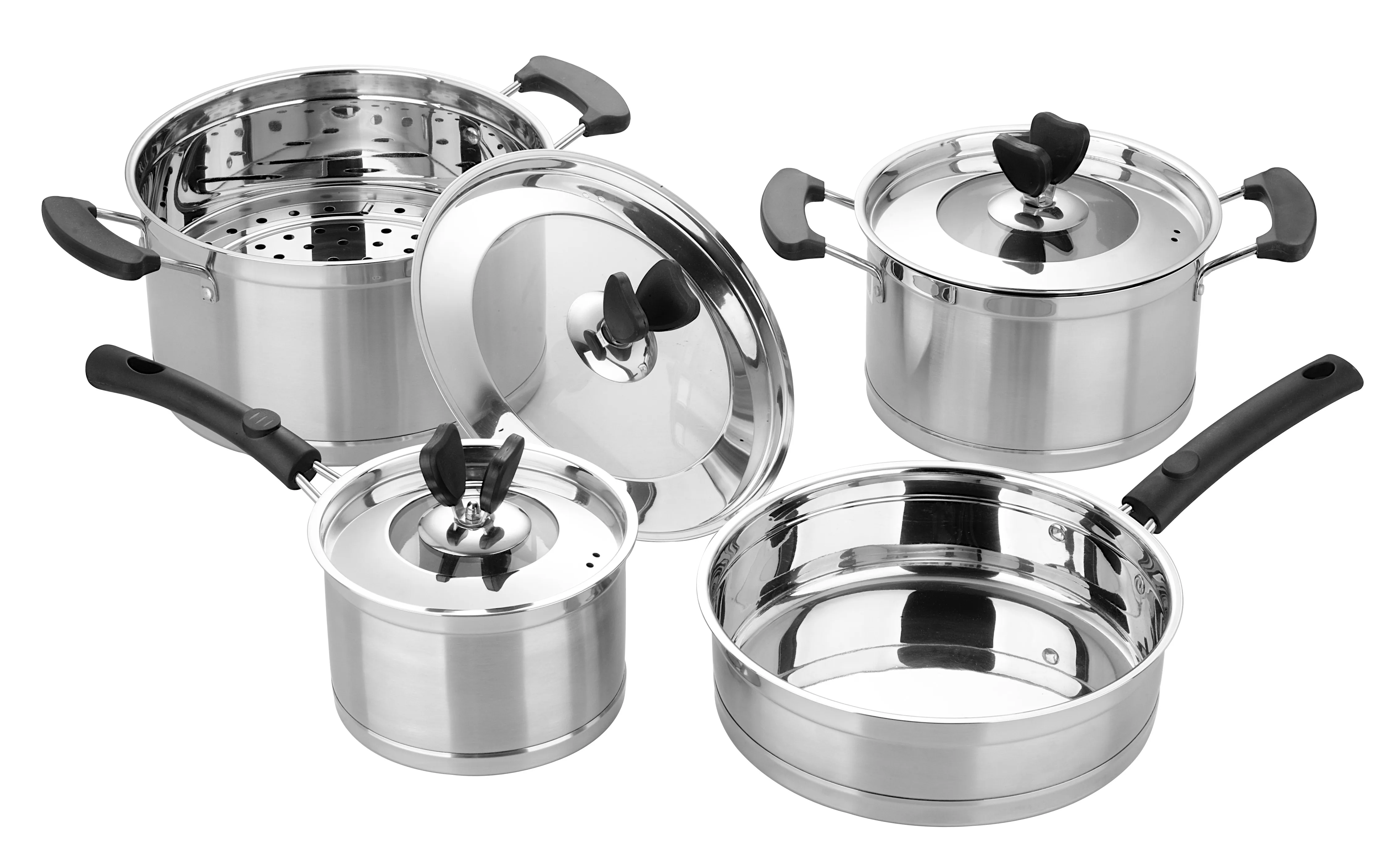  Современная кастрюля из нержавеющей стали для приготовления лапши