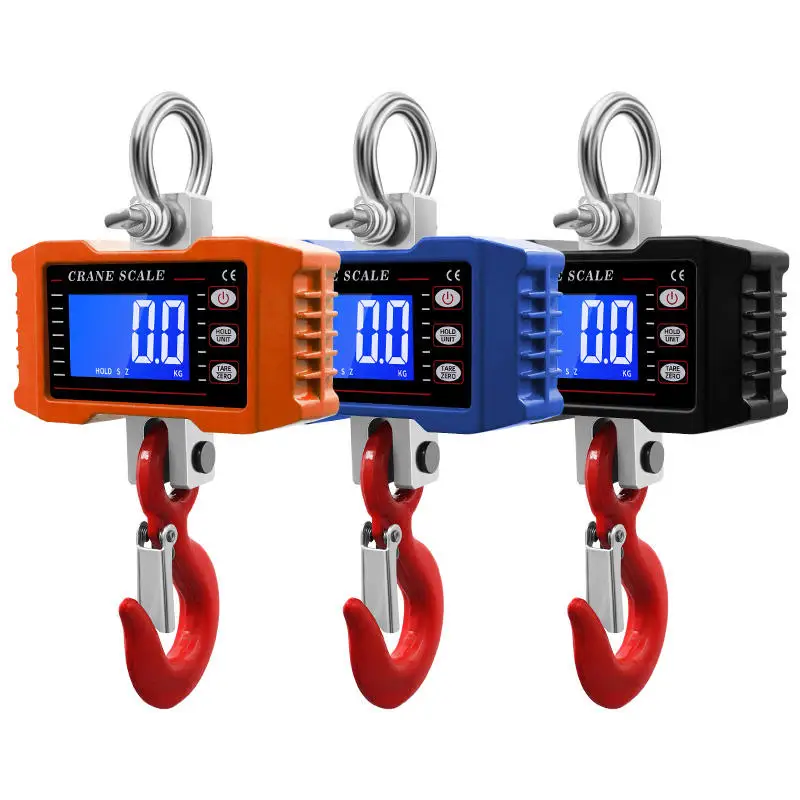 1000kg Good Quality Capacity Industrial Scale Weight Electronic Aluminum Housing LED Display Crane Scale Hanging