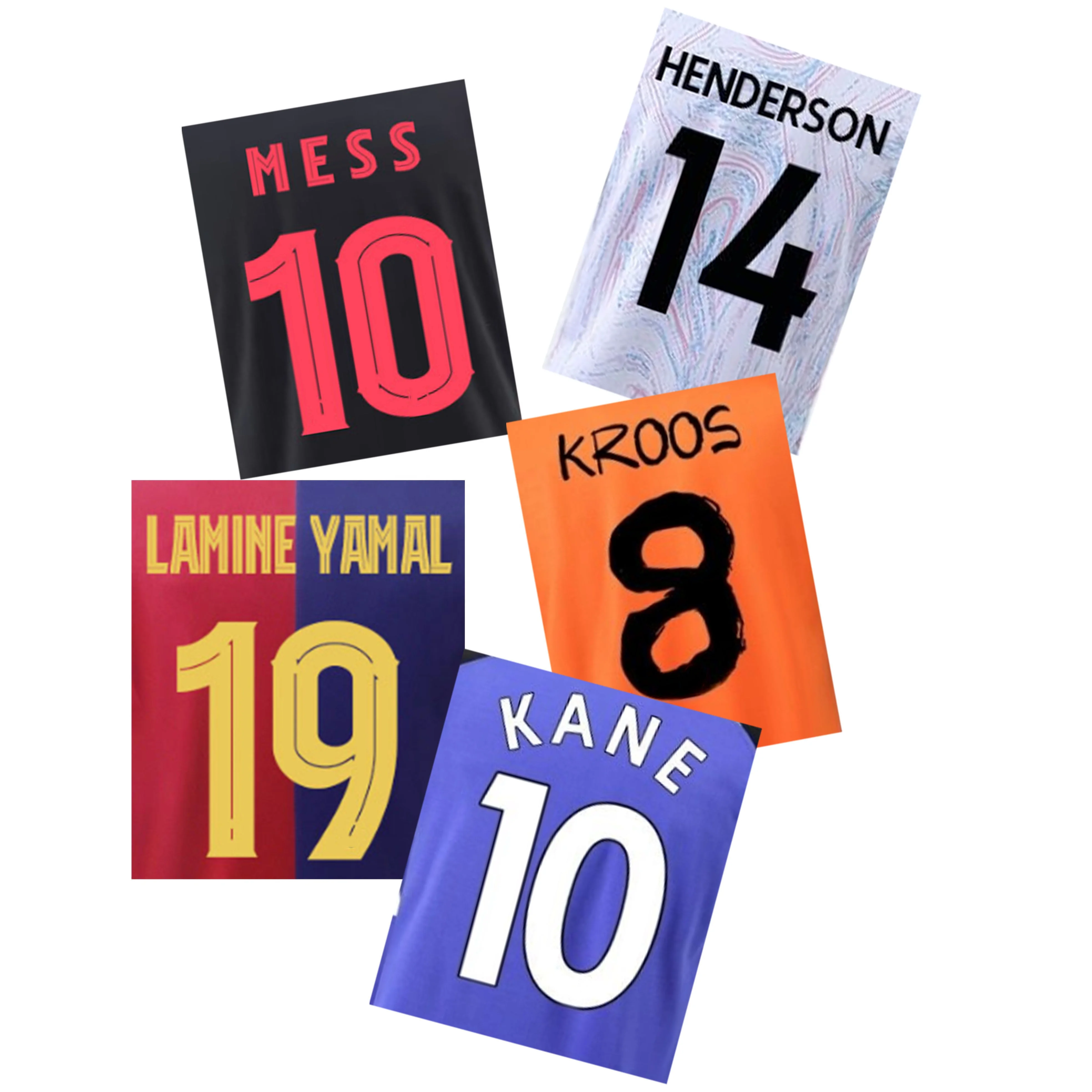 2024 Новый сезон Футбольный клуб Месси 10 Хендерсон 14 kro0lamine YAMAL Джерси KANE сублимационные футбольные майки
