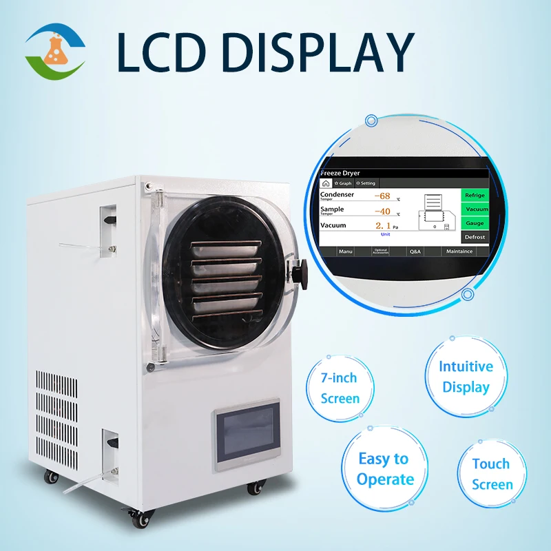 8Kg Programmable Automatic Food Fruit China Vacuum Freeze Dryer Supplier