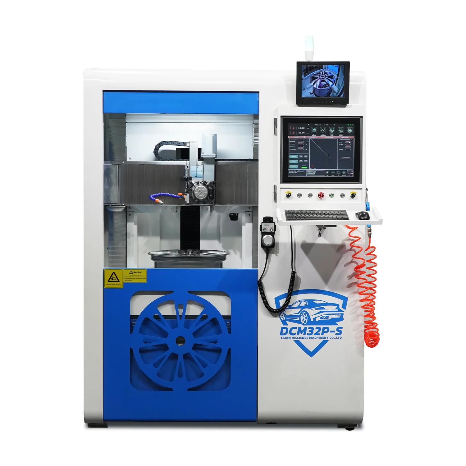 High precision vertical wheel repair lathe wheel cnc lathe DCM32P-S