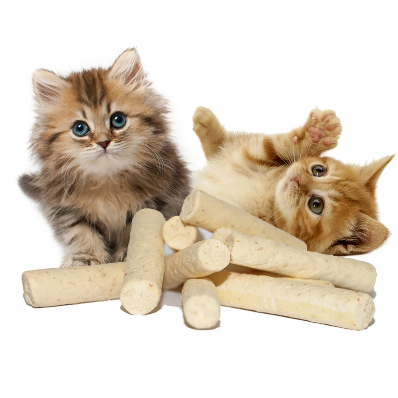 Pet freeze dried snacks chicken meat and goat milk strips