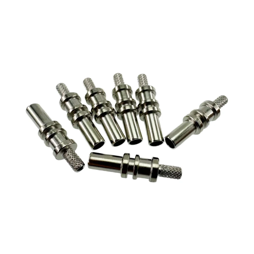 Brass Plated Nickel Wire Knurled Rubber Coated Terminal for Vehicle High Quality ICs Product