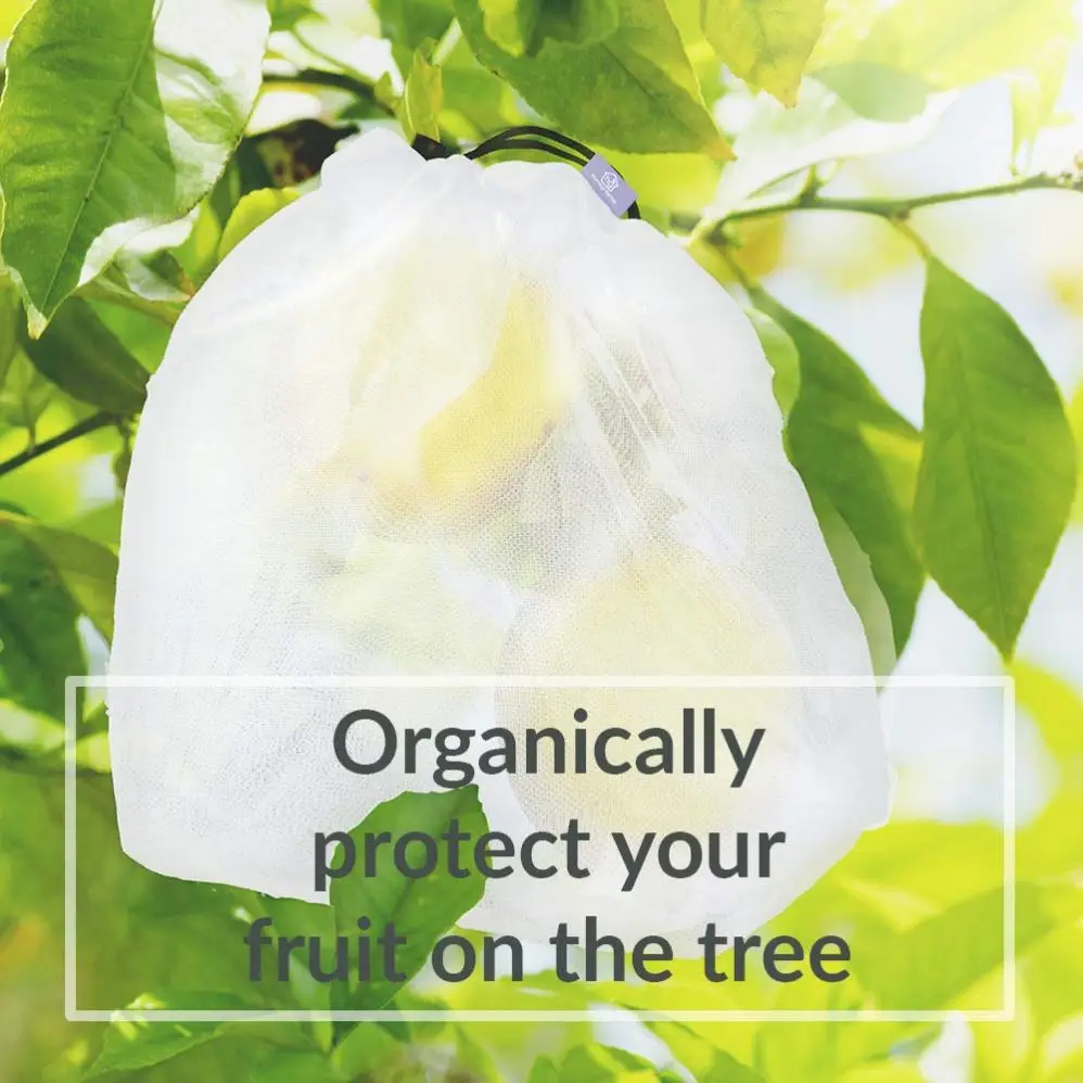 Premium Recycled Polyester Mesh Produce Bags Double-Stitched Strength with Tare Weight on Tags