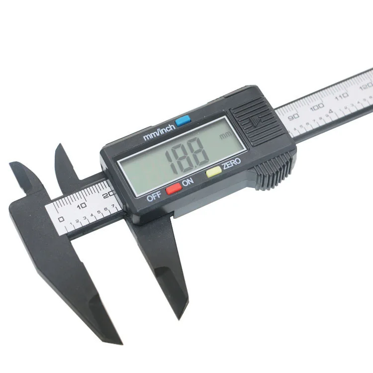 Wholesale Plastic Electronic Digital Caliper 0-150mm carbon fiber Jewelry Vernier Caliper