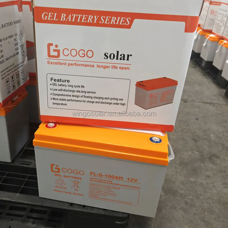 Solar storage power system deep cycle Gel battery 12v 200ah 100ah 150ah gel lead acid battery for solar in Tashkent warehouse