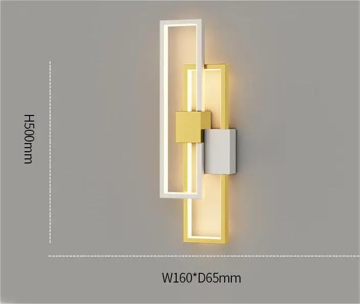 Wall light Master bedroom bedside light simple modern design living room TV background wall light Interior wall lantern