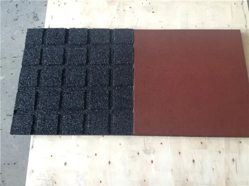 Wear and skid resistance playground rubber mat Shock absorption and pressure resistance fire resistant rubber mat