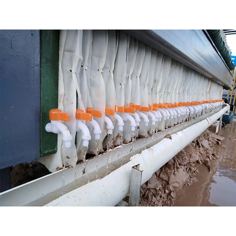 Wastewater treatment equipment sludge filter machine frame filter press machine plate and frame filter press