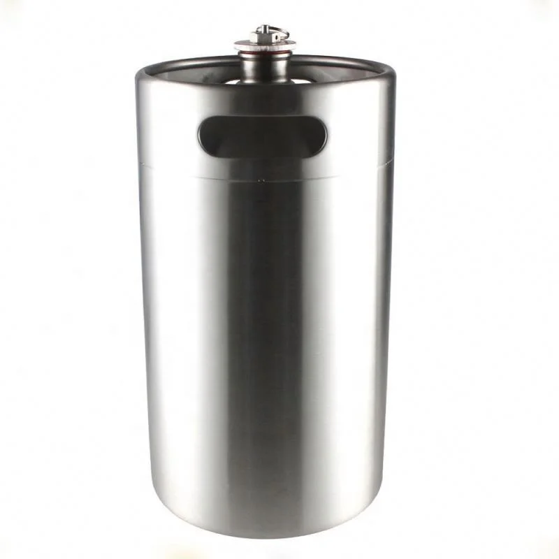 2Gal/8L Mini Beer Keg Stainless Steel Growler With Pressure Releif Valve