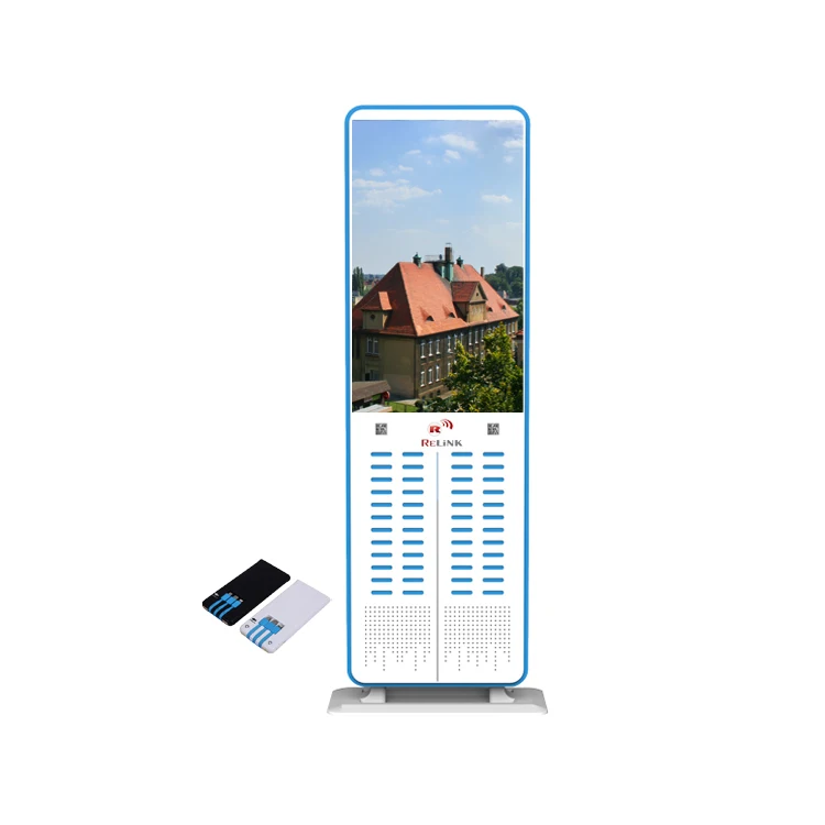 
48 Slot Shared Powerbank Mobile Phone Battery Charger Case Power Bank Rental Machine 