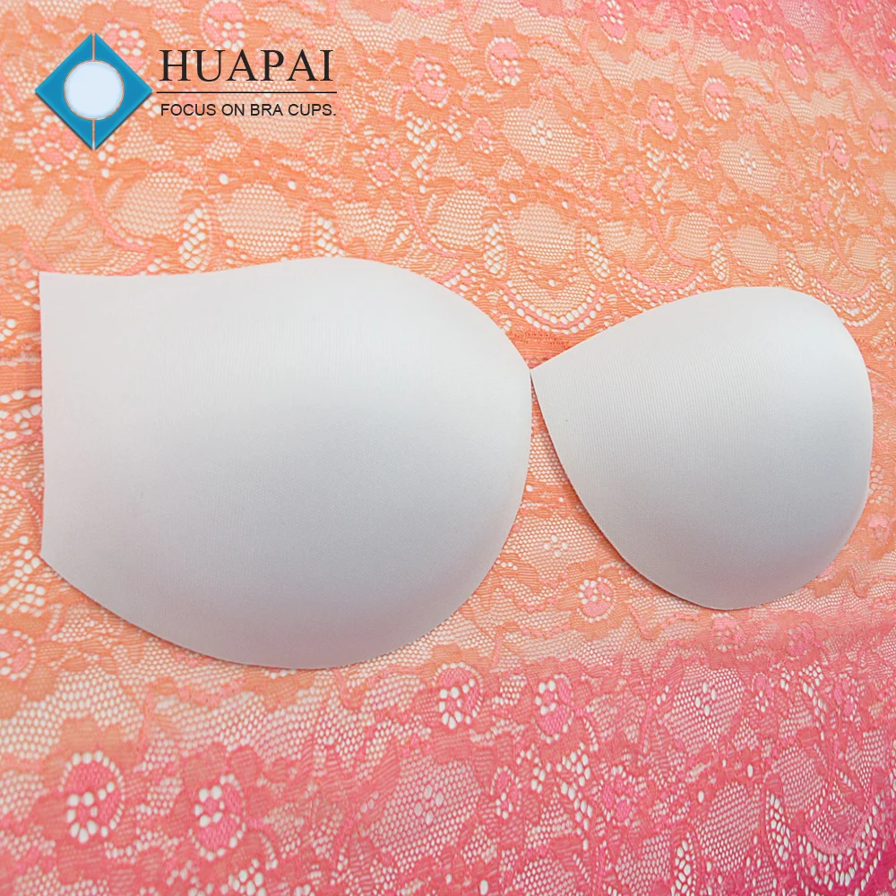 Bra cup manufacturer swimwear push up white bra cup in multi size