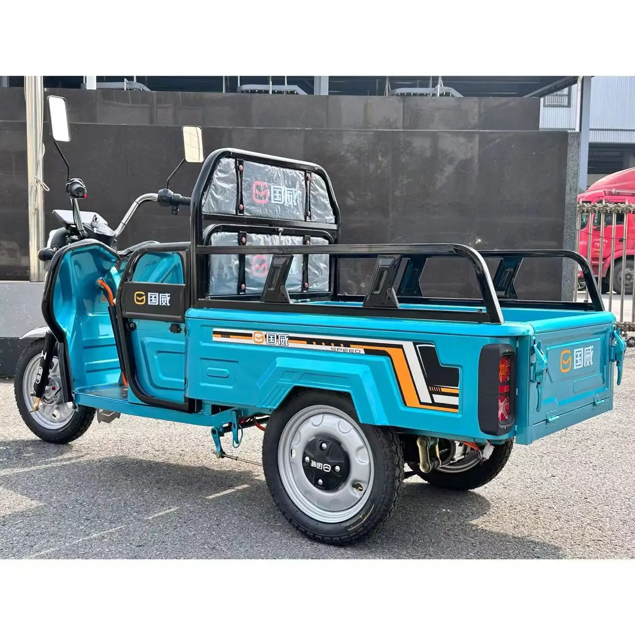 1000w electric tricycle for cargo adults gowei three wheeler motorcycle  farm use guowei cargoo tricycle for sale