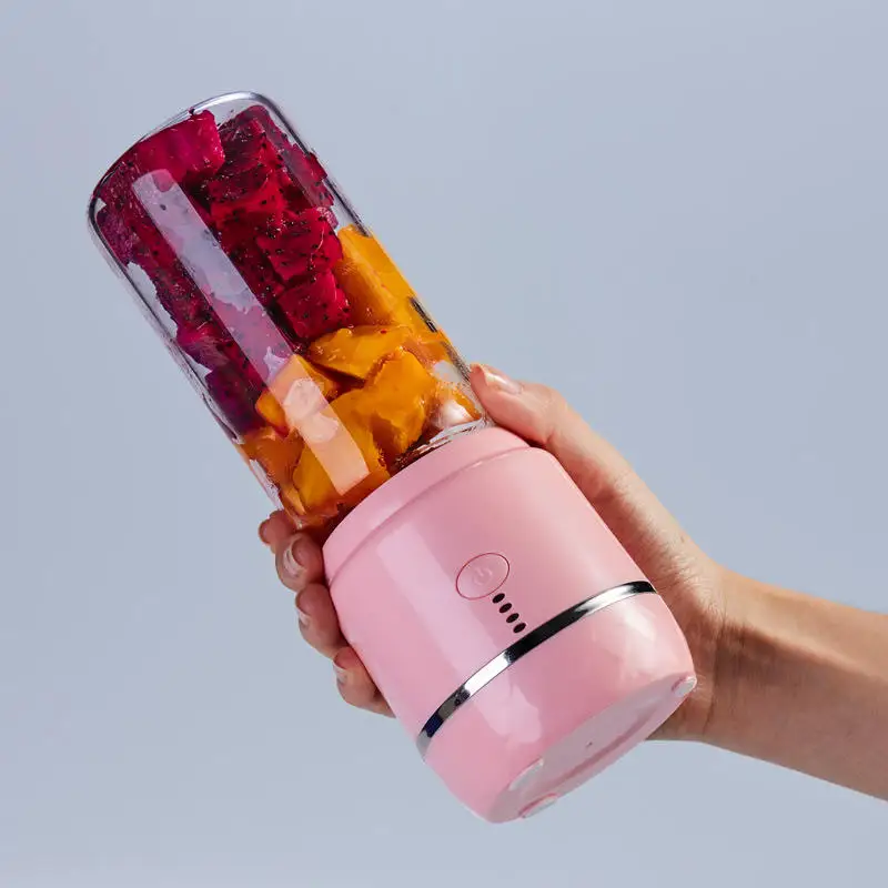 Portable fruit blenders and juicers 400ml electric mixer blenders and slow juicers two cups juicer grinder machine