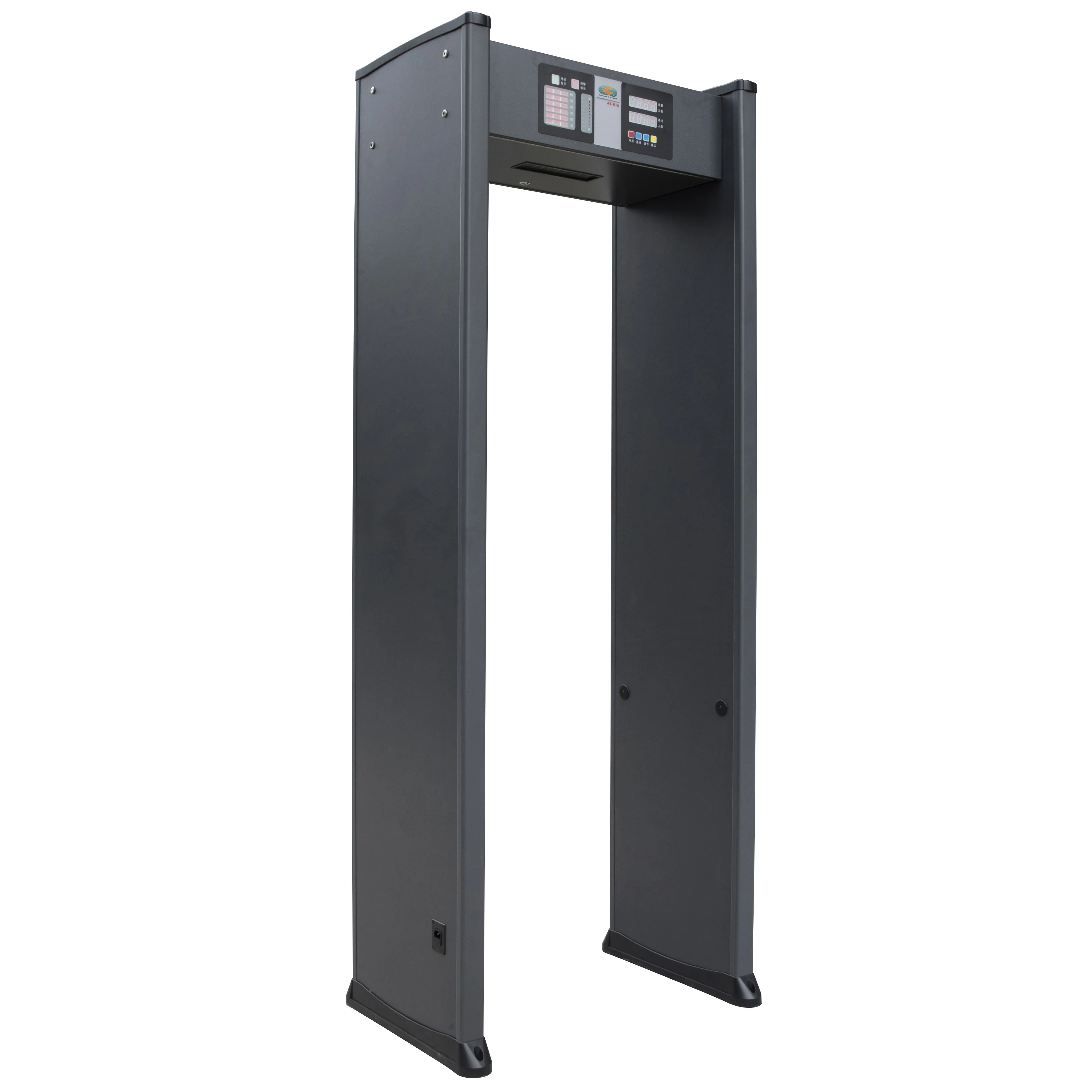 LED alarm walk through metal detection for passenger body metal detector door