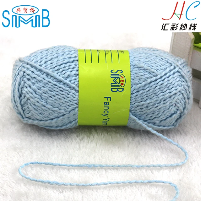 Shanghai SMB 100%Cotton Hand Knitting 50 Gram Ball TT Wave Yarn  For Knitting