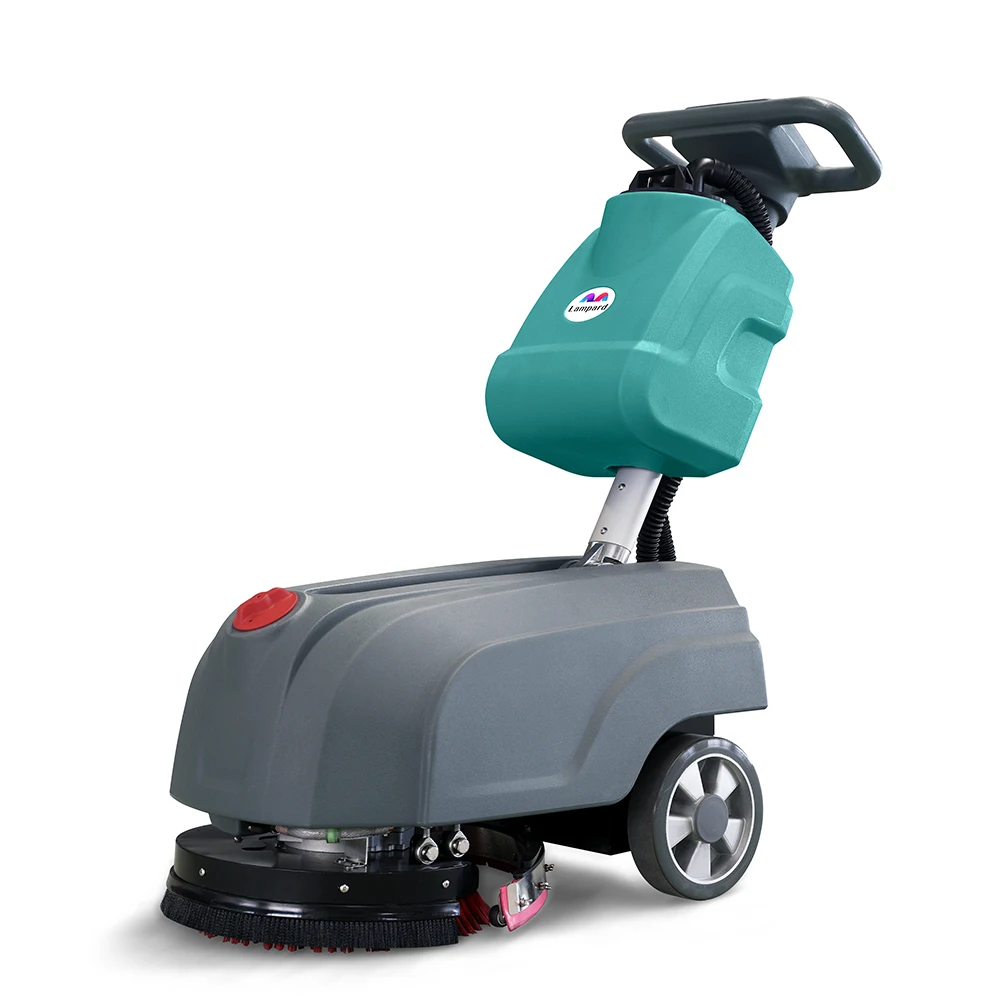Home Supermarket Electric Mini Hand Push Cordless Floor Scrubber Machine