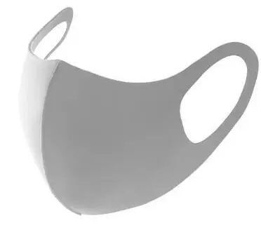 Высококачественная зимняя теплая плотная маска для лица из ледяного шелка моющаяся Пылезащитная хлопковая модная дышащая многоразовая маска для лица из ледяного шелка