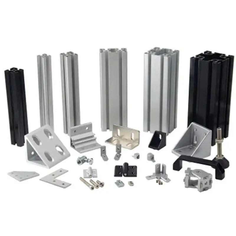 Focus On Aluminum Profile Processing Customized Aluminum Profiles Anodized T Slot Aluminum Profiles Extrusion Frame