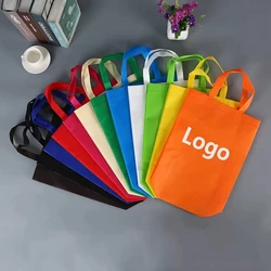 Large Capacity Green Non-woven Fabric Shopping Bag Foldable Reusable Supermarket Clip To Cart Grocery Grab Shopping Bags