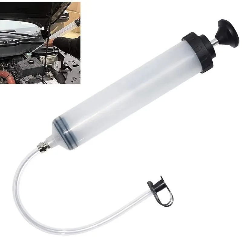500CC Car Oil Fluid Extractor Transfer Fuel Brake Fluid Bleeder Extraction Syringe Bottle Vacuum Engine Oil Extractor Pump
