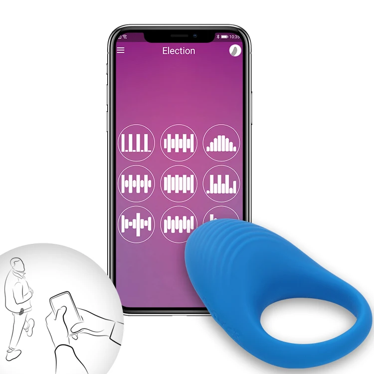 Male Products Mens Sex Toys Rings Cock Ring Penis App Control Cock Rings For Men