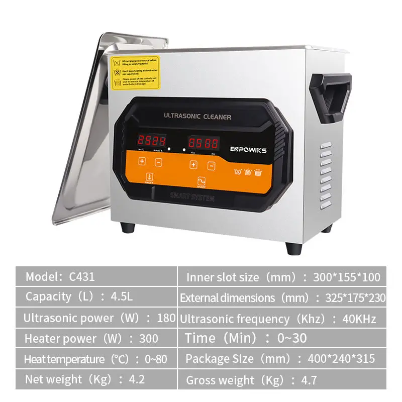 Large Volume Industrial Ultrasonic Cleaner Glasses Jewelry Dental Ultrasonic Commercial Cleaning Equipment For Business