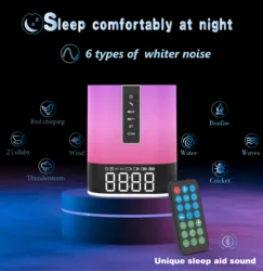 MUSKY DY28S 2020 Newest Factory Price Portable Mini Led Light Smart Wireless Blue tooth Speakers With Remote Control
