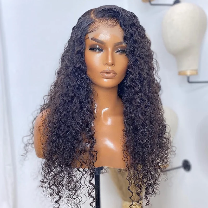 CLJhair Super Best Quality Perruque Courte Natural Raw Indonesian Silky Deepwave 13X6 Human Hair Hd Lace Front Wigs