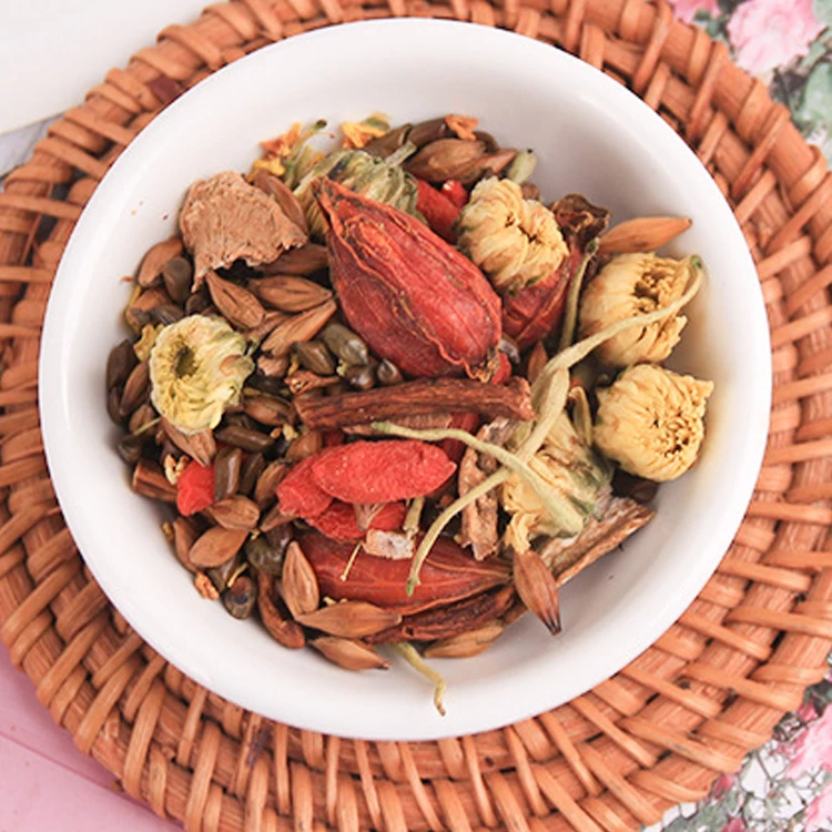 Wholesale Liver Tea Formula Chrysanthemum Cassia SeedHoneysuckle Detox Health Tea Bags Clear Fire Sachet Chinese Tea