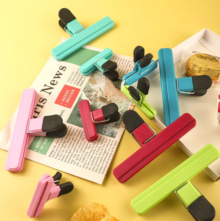 Sealing Bag Clip Kitchen Food Bag Sealing Clips Plastic Snack Bags Clips Food Storage Air Tight Seal Grip