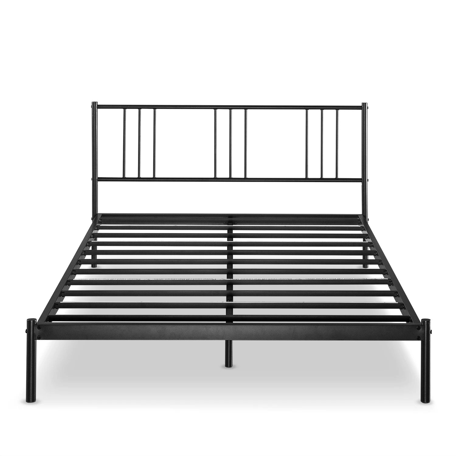 Горячая продажа прочная и безопасная простая сборка с порошковым покрытием полностью железная кровать