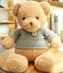 Low order Quantity brown and white kylin velvet teddy bear