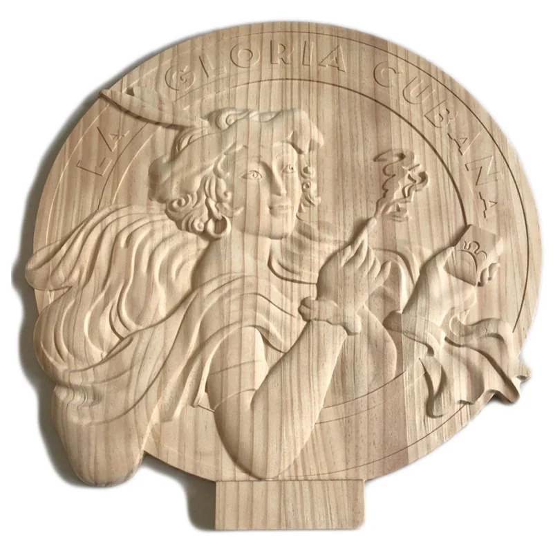 Home Decor Custom Wooden Handicraft Embossed Statuary Hand Carved Statue Collectible Wooden Sculptures