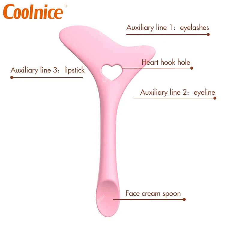 Y Shape Eyeliner Eyeshadow Stencil Templates Make up Tools Eye Line Guide Cosmetic Tool for Eye Makeup Silicone for Women