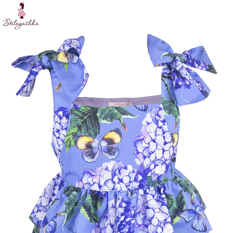 
Blue Polyester Kids Clothes Toddler Girls T Shirt 3 Years Baby Tops for Summer 