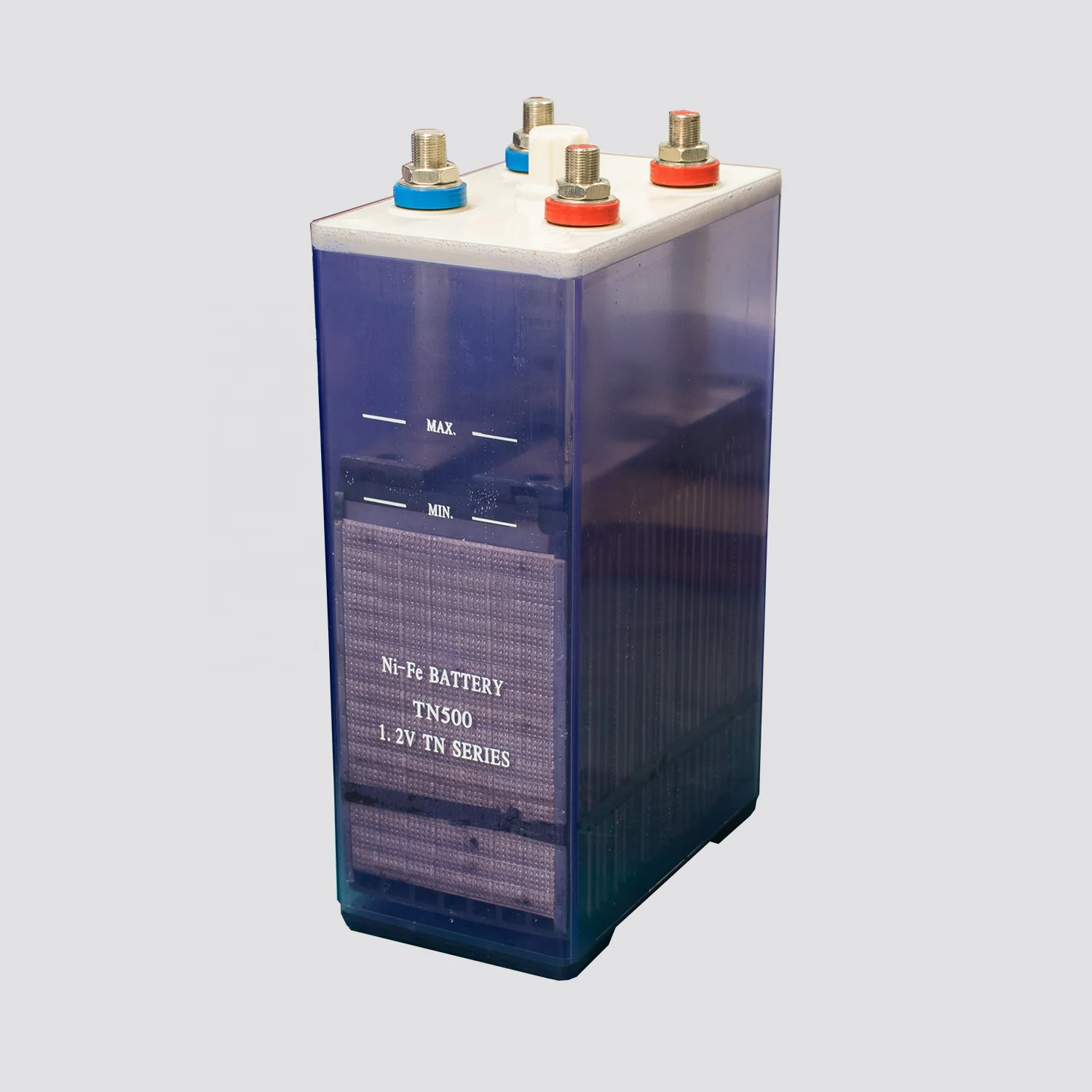 Nickel Iron battery  TN500 Ni-Fe battery 1.2V 500Ah Rechargeable Solar Battery for solar system and off-grid system