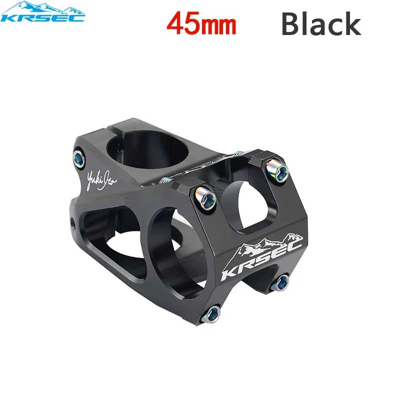 Aluminum Alloy MTB Mountain Bicycle Clamp Stem 31.8*50MM CNC Ultralight Rainbow Colorful MTB Bike Short Stem Bicycle Handlebar S