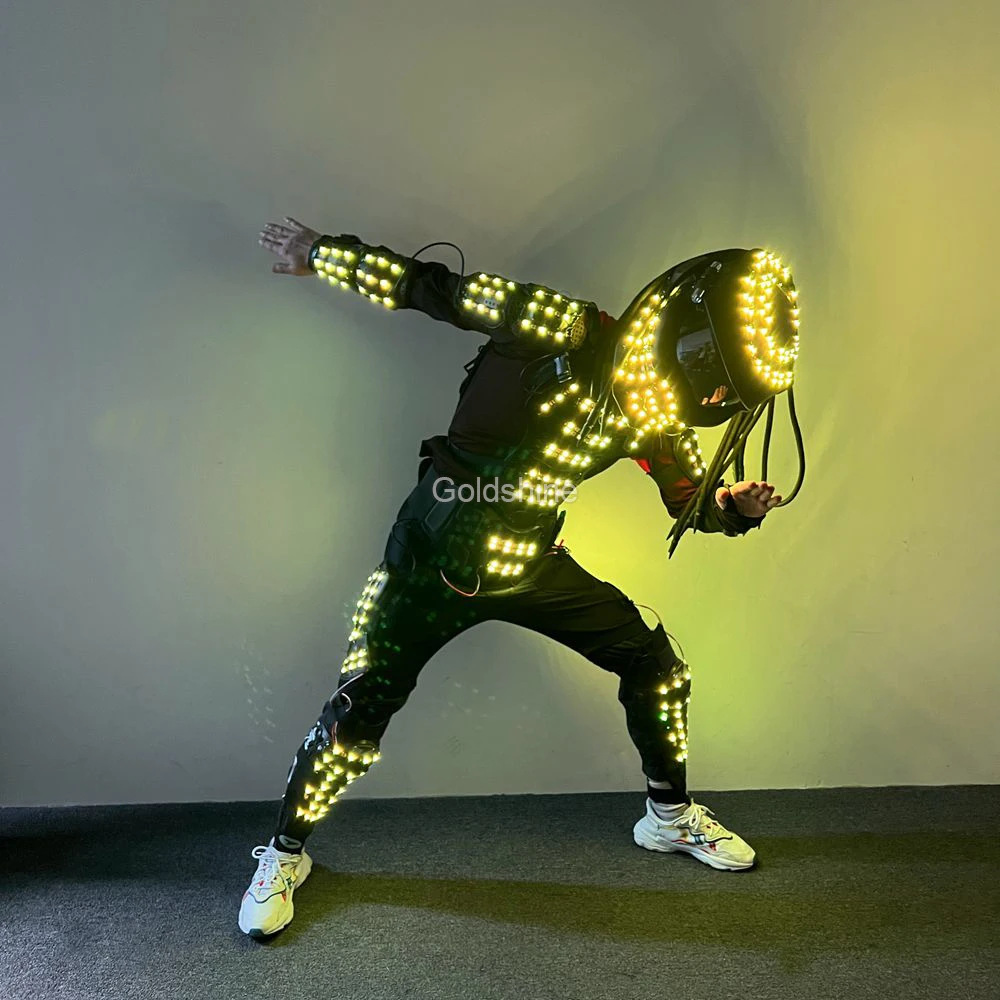 Bar Led Luminous Prom Dress Adults Stage Performance Clothing Led Dress for Party Night Club