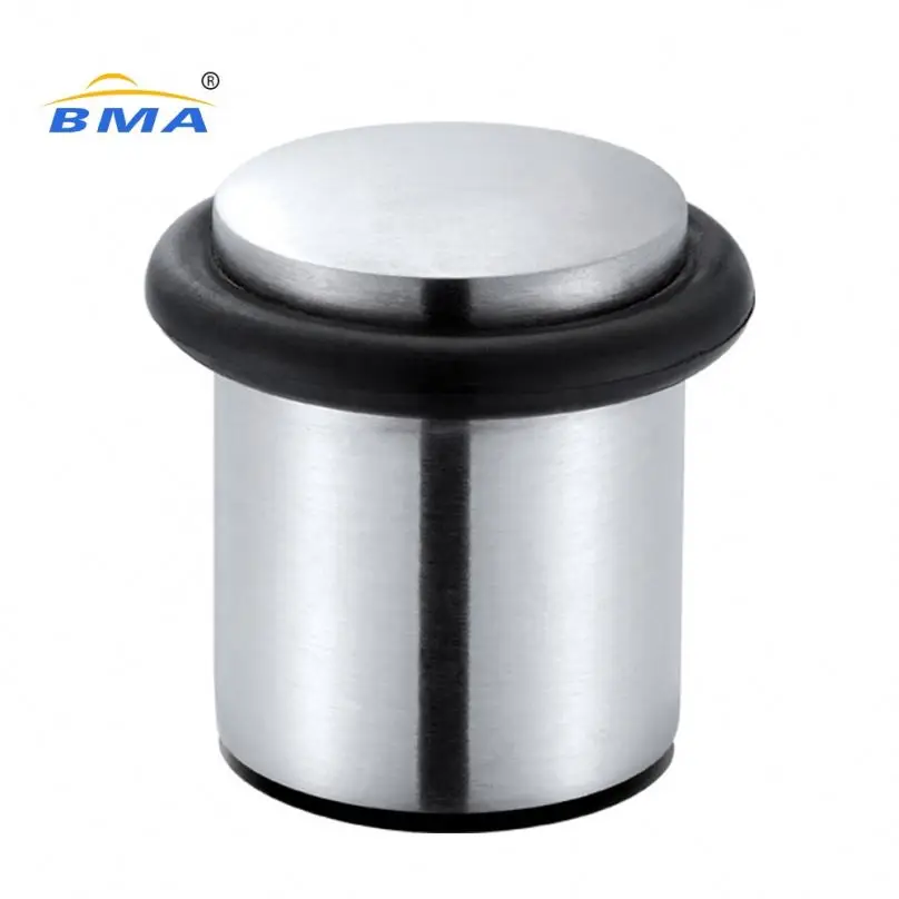 Gate floor vertical removable heavy duty weight round doorstop holder stainless steel stop door stopper