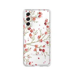 Beautiful small floral phone case For iphone13 14promax Samsung S23ultra A54 painted tpu case