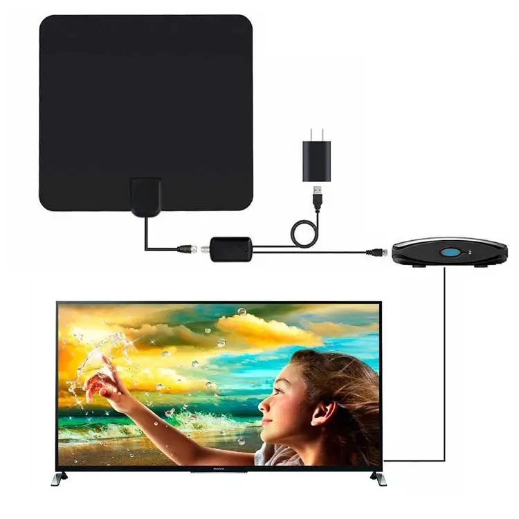  Лучший сигнал 1080p домашний активный Hdtv Hd мили плоские Бесплатные Каналы антенна 4k цифровая