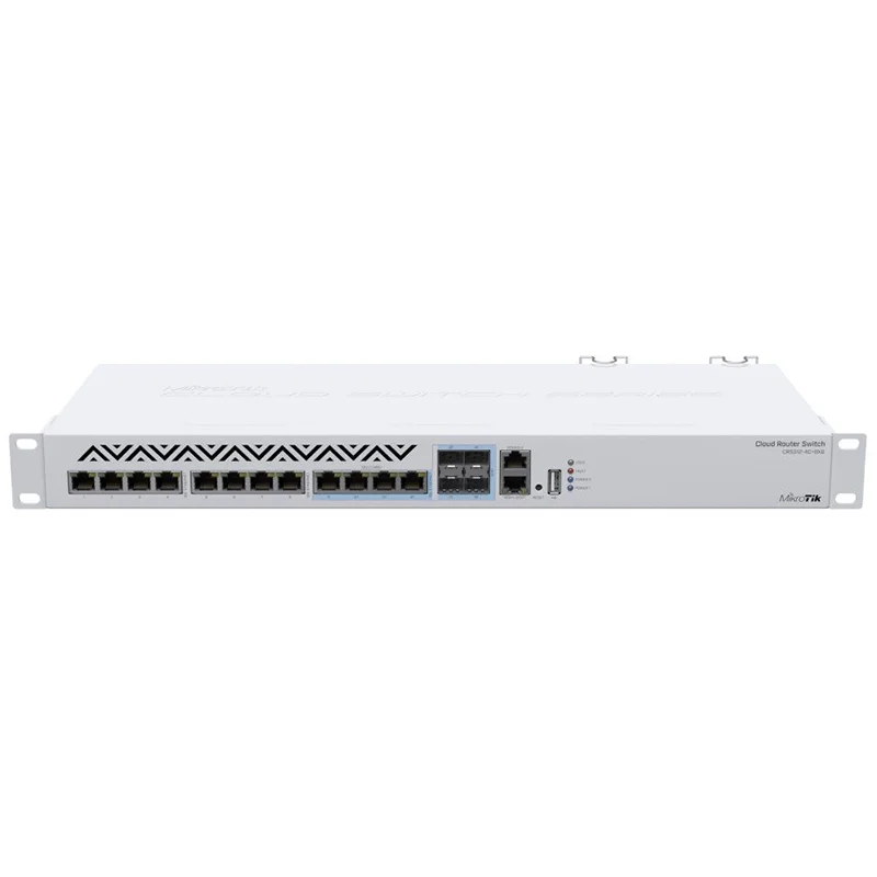 Mikrotik CRS312-4C+8XG-RM enterprise-class 1U rack-mounted 10-Gigabit switch