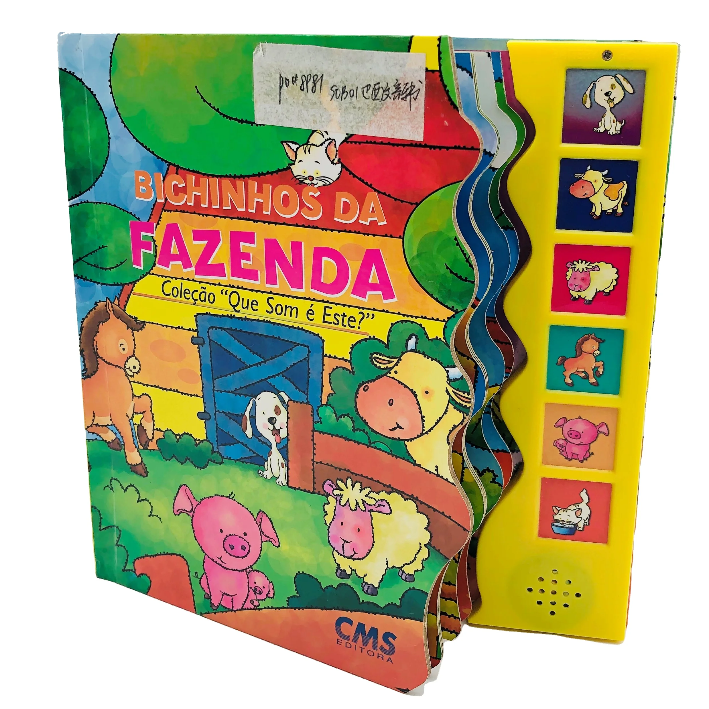 Custom Design Multiple Buttons Children Book Learning Machine Book Printing Sound Board Book