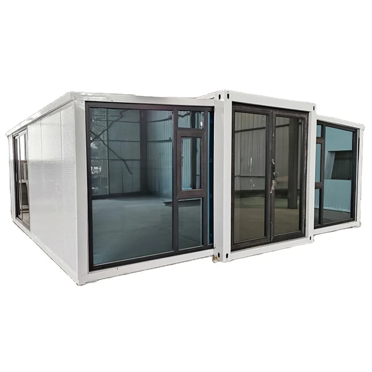 Prefabricated Modular Hotel Luxury Houses 40 Feet Shipping Container Home with Toilet Office Bathroom