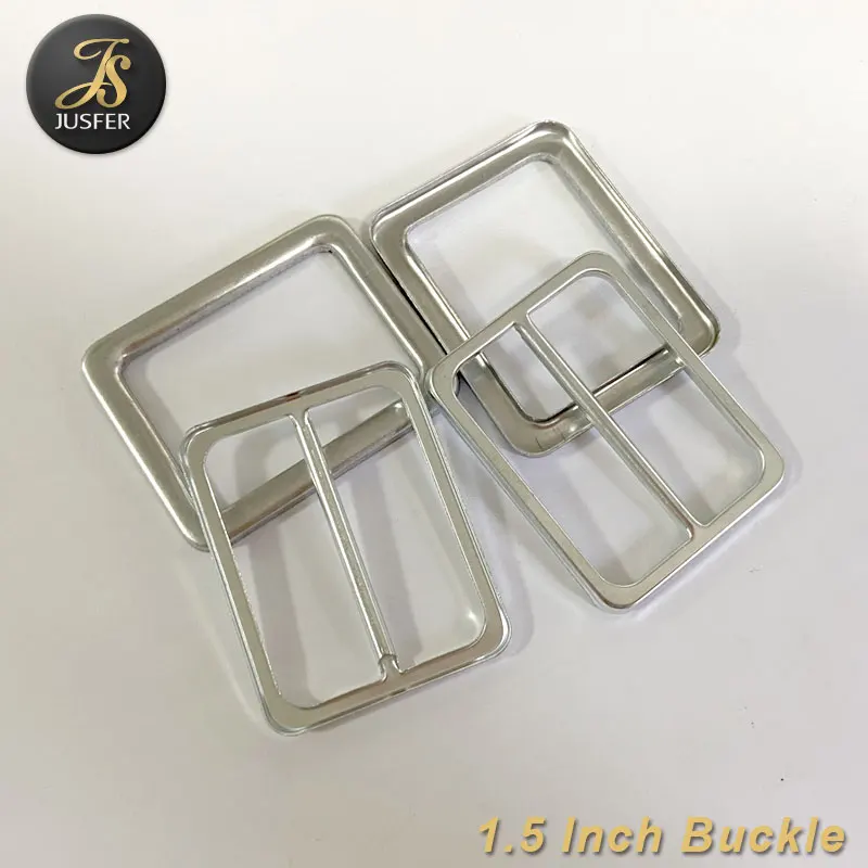 Self Cover Buckle Aluminum Blank Belt Buckle High Quality 1.5 Inch Nil 4cm Customized Nickel Free 1000pcs CN;GUA Jusfer YH035B