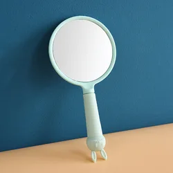Hand Mirror With Handle Traveling Vanity Mirror  Beauty Light Small Makeup Mirror