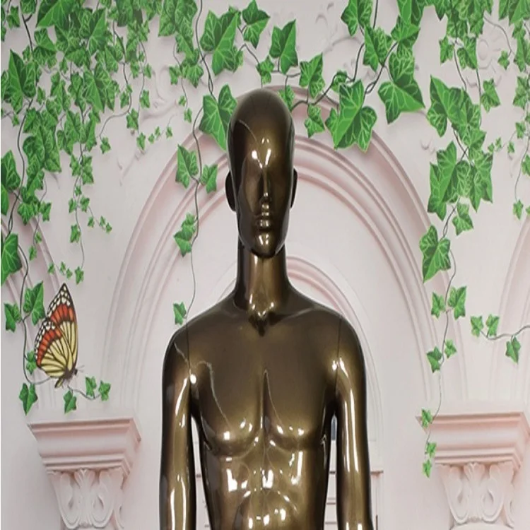 Window Displays High-end Bronze Gold Glossy Trouser Cheap Plastic Legs Male Lower Body Mannequin