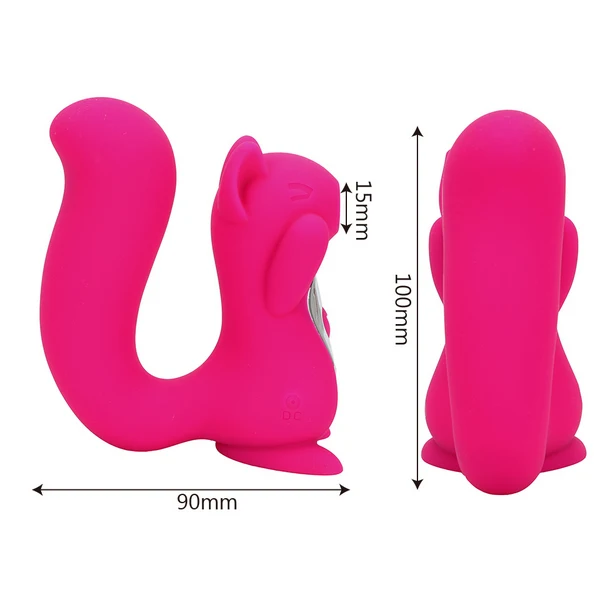 
10 frequency rechargeable squirrel tongue vibrator nipple sucker clitoris licking stimulator women sex toys for adults 