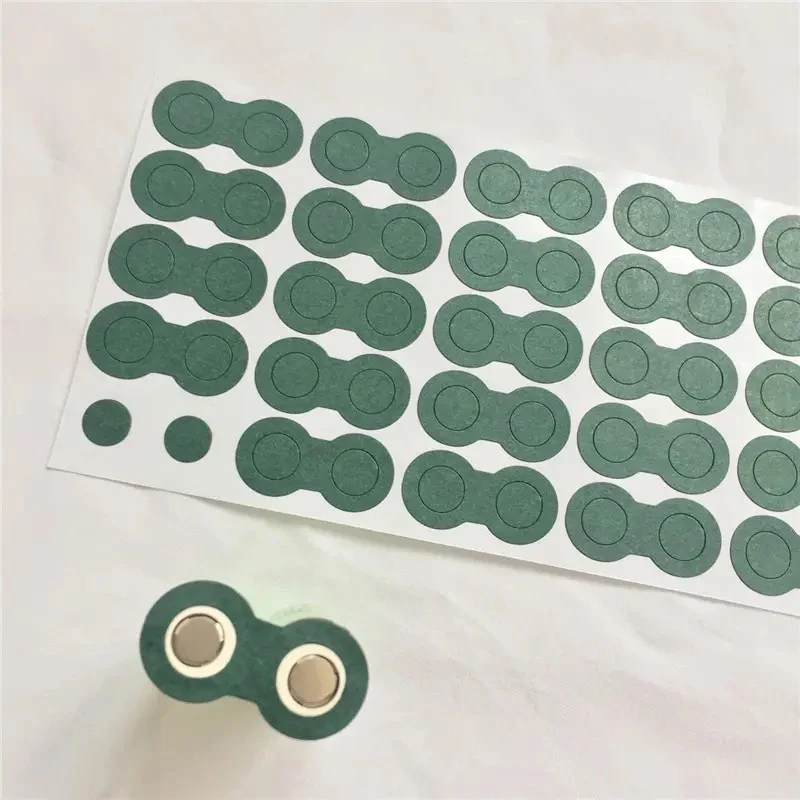Green Color 200mm 18650 21700 32650 Lithium Battery Insulation Electrical Highland Barley Paper Fish Paper Self Adhesive Tape